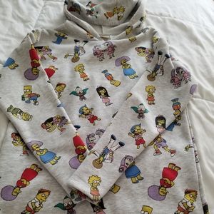 Zara brand Simpson's hooded dress size 11-12